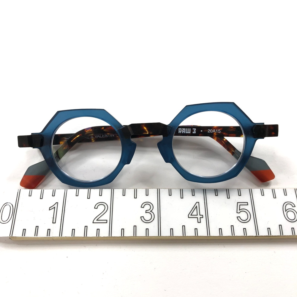Anne et Valentin Brutalism Raw 3 40-27-147 France Blue Tortoise 20A15 MINT HRJ - Picture 10 of 14